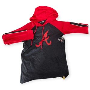 MLB Atlanta Braves Women's Long Sleeve Hooded Sweatshirt